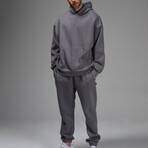 Stephen Oversize Hoodie // Dark Gray (L)