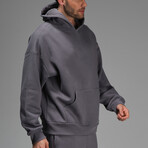 Stephen Oversize Hoodie // Dark Gray (L)