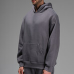 Stephen Oversize Hoodie // Dark Gray (S)