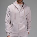 Fabian Zip Hoodie // Lila (2XL)