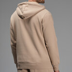 Joseph Zip Hoodie // Light Brown (2XL)