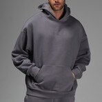 Stephen Oversize Hoodie // Dark Gray (S)