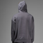 Stephen Oversize Hoodie // Dark Gray (S)