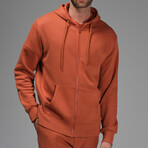 Graysen Zip Hoodie // Reddish (L)