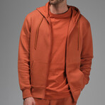 Graysen Zip Hoodie // Reddish (L)