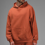 Emilio Oversize Hoodie // Reddish (M)