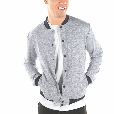 Bomber Jacket // Heather Gray (S)