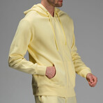 Lawrence Zip Hoodie // Yellow (XL)