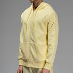 Lawrence Zip Hoodie // Yellow (XL)