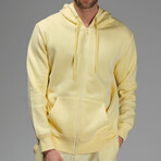 Lawrence Zip Hoodie // Yellow (XL)