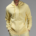 Lawrence Zip Hoodie // Yellow (XL)