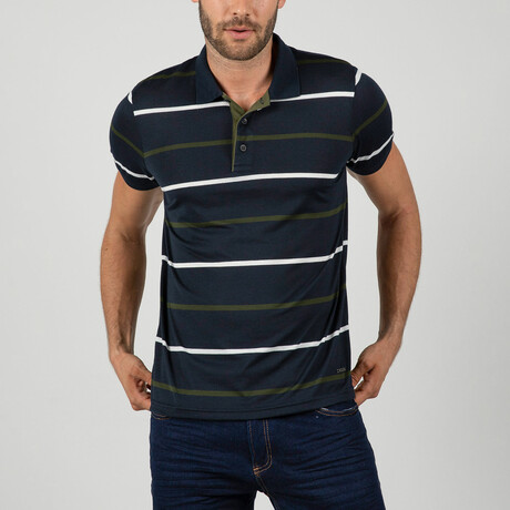 Blake Short Sleeve Polo Shirt // Navy (S)