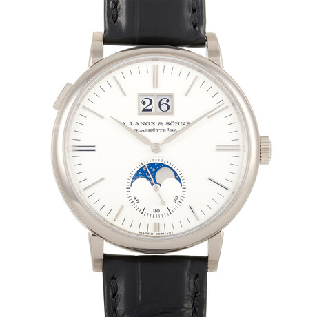 A. Lange & Sohne Saxonia Moon Phase Automatic // 384.026 // Unworn