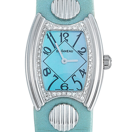 DeLaneau Ladies Princess Quartz // IMFL076 WG NB082 // Unworn