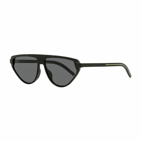 Dior Homme // Men's Black Tie Retro Sunglasses // Black + Gray