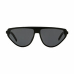 Dior Homme // Men's Black Tie Retro Sunglasses // Black + Gray