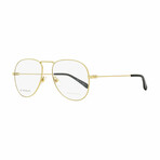 Givenchy // Unisex Aviator Optical Frames // Gold