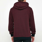 Euan Sweatshirt // Claret (XL)