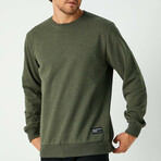 Larry Sweatshirt // Olive Green (L)