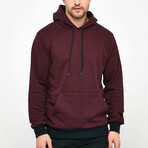 Euan Sweatshirt // Claret (XL)