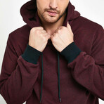 Euan Sweatshirt // Claret (XL)