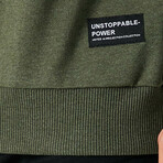 Larry Sweatshirt // Olive Green (L)