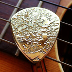 Antique British Brass Guitar Pick