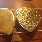 Antique British Brass Guitar Pick