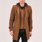 Columbus Coat // Dark Camel (M)