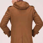 Columbus Coat // Dark Camel (M)
