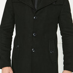 Manchester Coat // Black (Large)