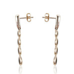 Kabana // 14K White Gold + Black Mother of Pearl Earrings // Pre-Owned