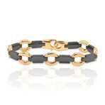 Superoro // 18K Rose Gold Ceramic Bracelet // 7" // Pre-Owned