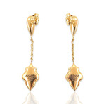 Kabana 14K Yellow Gold + Orange Stone Earrings // Pre-Owned