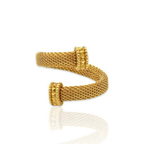 Piero Milano // 18K Yellow Gold + Titanium Ring // Ring Size: 8.25 // Pre-Owned