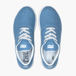 Chill Pill AF Trainer // Washed Denim + Classic White (M 4.5 / W 6)