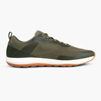 Vimana Hybrid Runner // Moss Green + Classic White (M 5.5 / W 7)