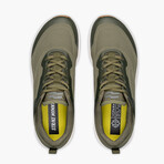 Vimana Hybrid Runner // Moss Green + Classic White (M 5.5 / W 7)