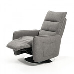 Fairfox // Modern Gray Fabric Recliner Chair