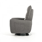 Fairfox // Modern Gray Fabric Recliner Chair