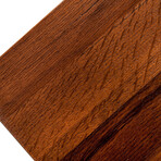 Twiner // Modern Aged Oak Side Table