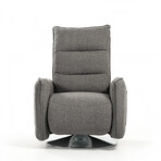 Fairfox // Modern Gray Fabric Recliner Chair