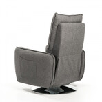 Fairfox // Modern Gray Fabric Recliner Chair