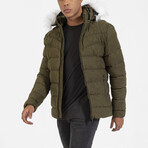 Joao Jacket // Olive Green (Small)