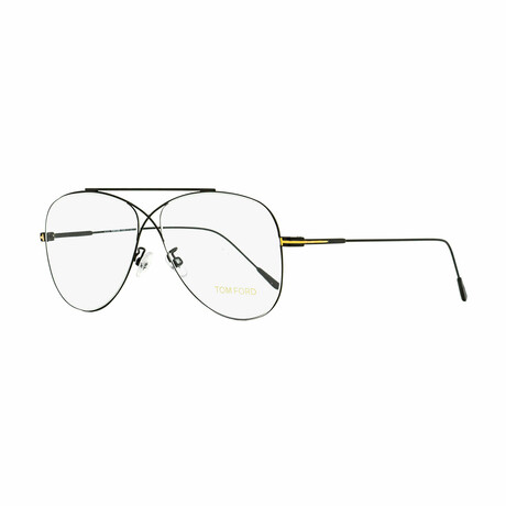 Tom Ford // Unisex Criss-Cross Aviator Optical Frames // Black, Gold