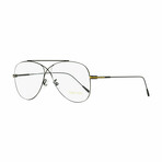 Tom Ford // Unisex Criss-Cross Aviator Optical Frames // Black, Gold