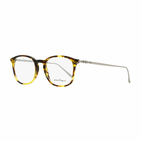 Salvatore Ferragamo // Men's Rectangular Optical Frames // Tortoise