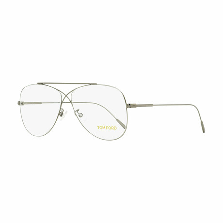 Tom Ford // Unisex Criss-Cross Aviator Optical Frames // Ruthenium
