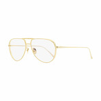 Tom Ford // Unisex Blue-Light Blocking Aviator Optical Frames // Gold