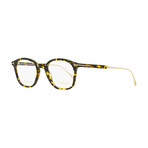 Tom Ford // Men's Square Titanium Optical Frames // Dark Havana, Gold